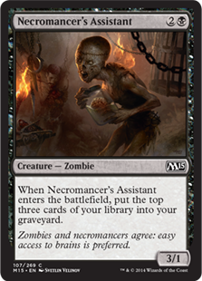 MTG 2015 Core Set 107: Necromancers Assistant 