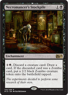 MTG 2015 Core Set 108: Necromancers Stockpile 