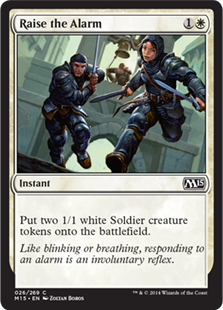 MTG 2015 Core Set 026: Raise the Alarm 