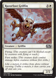 MTG 2015 Core Set 027: Razorfoot Griffin 