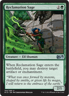 MTG 2015 Core Set 194: Reclamation Sage 