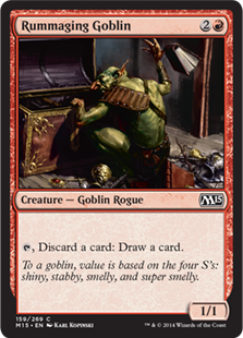 Magic 2015 Core Set 159: Rummaging Goblin 