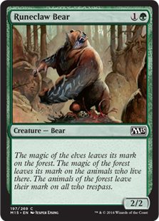 MTG 2015 Core Set 197: Runeclaw Bear 
