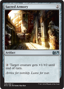 MTG 2015 Core Set 228: Sacred Armory 