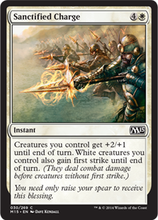 MTG 2015 Core Set 030: Sanctified Charge 