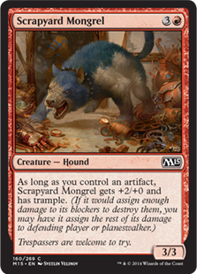 MTG 2015 Core Set 160: Scrapyard Mongrel 