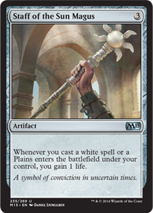 MTG 2015 Core Set 235: Staff of the Sun Magus 