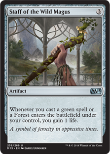 Magic 2015 Core Set 236: Staff of the Wild Magus 