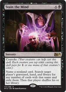 Magic 2015 Core Set 117: Stain the Mind 