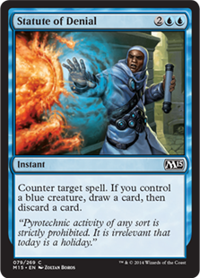 MTG 2015 Core Set 079: Statute of Denial 