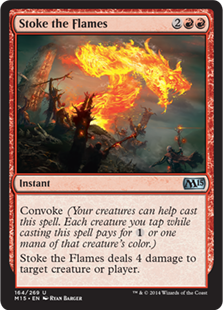 MTG 2015 Core Set 164: Stoke the Flames 
