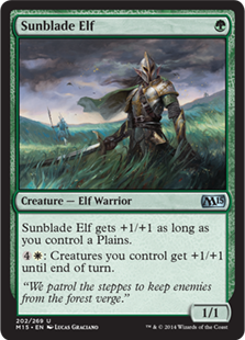 MTG 2015 Core Set 202: Sunblade Elf 