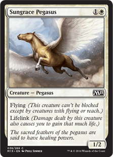 Magic 2015 Core Set 038: Sungrace Pegasus 