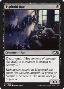 MTG 2015 Core Set 118: Typhoid Rats 