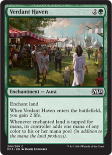 MTG 2015 Core Set 206: Verdant Haven 