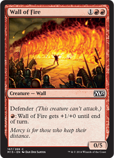 MTG 2015 Core Set 167: Wall of Fire 
