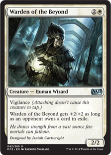 Magic 2015 Core Set 042: Warden of the Beyond 