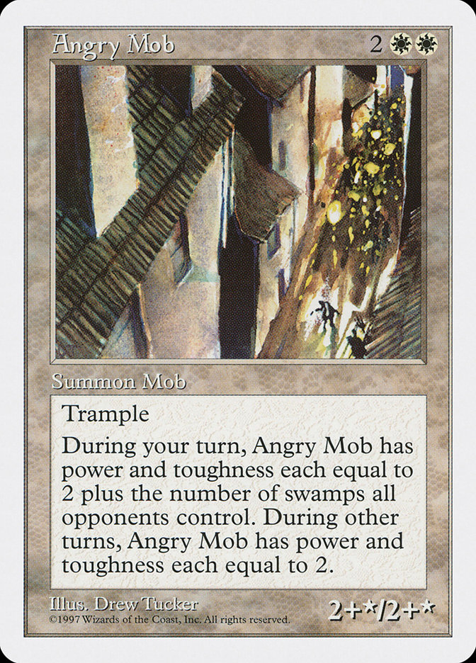 MTG: 5th Edition 004: Angry Mob 