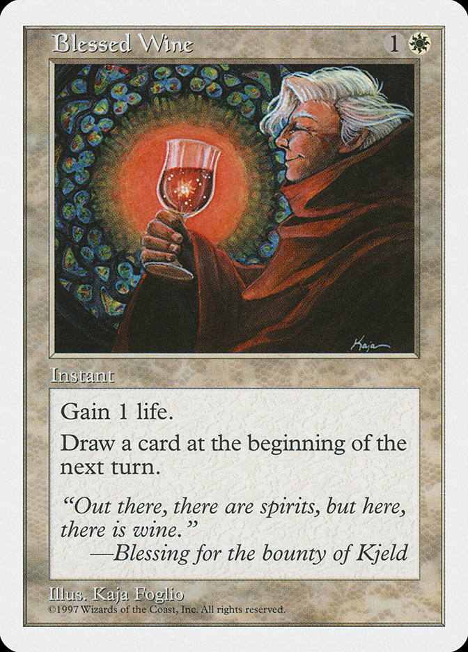 MTG: 5th Edition 011: Blessed Wine 