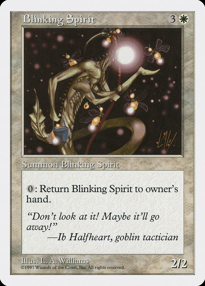 Magic: 5th Edition 012: Blinking Spirit 
