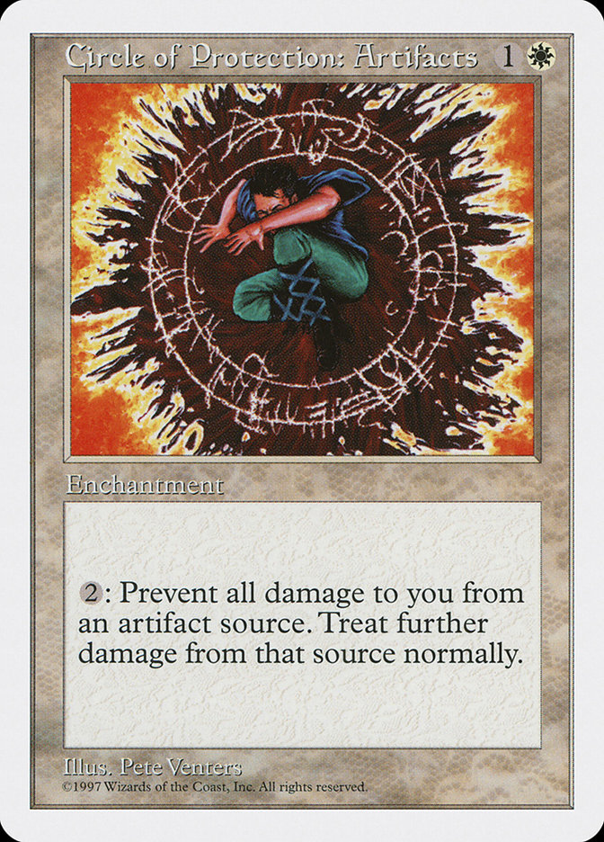 MTG: 5th Edition 016: Circle of Protection: Artifacts 