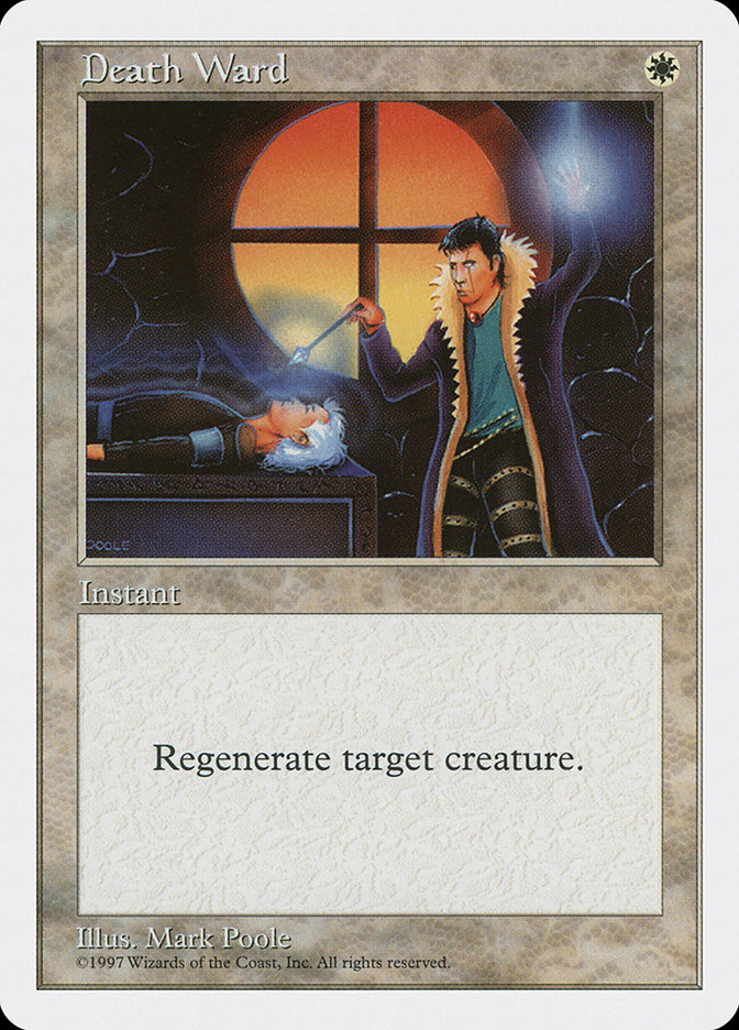 MTG: 5th Edition 025: Death Ward 