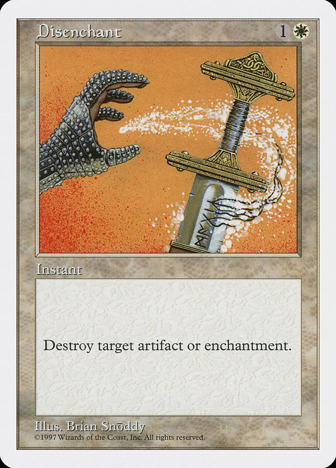 MTG: 5th Edition 026: Disenchant 