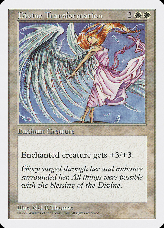 MTG: 5th Edition 028: Divine Transformation 
