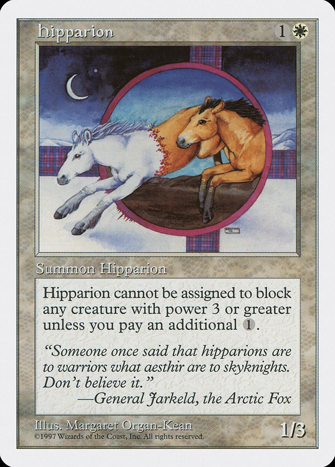 Magic: 5th Edition 034: Hipparion 
