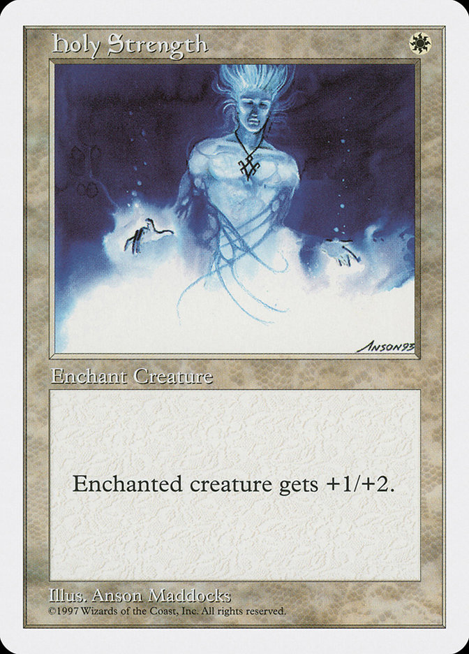 MTG: 5th Edition 035: Holy Strength 