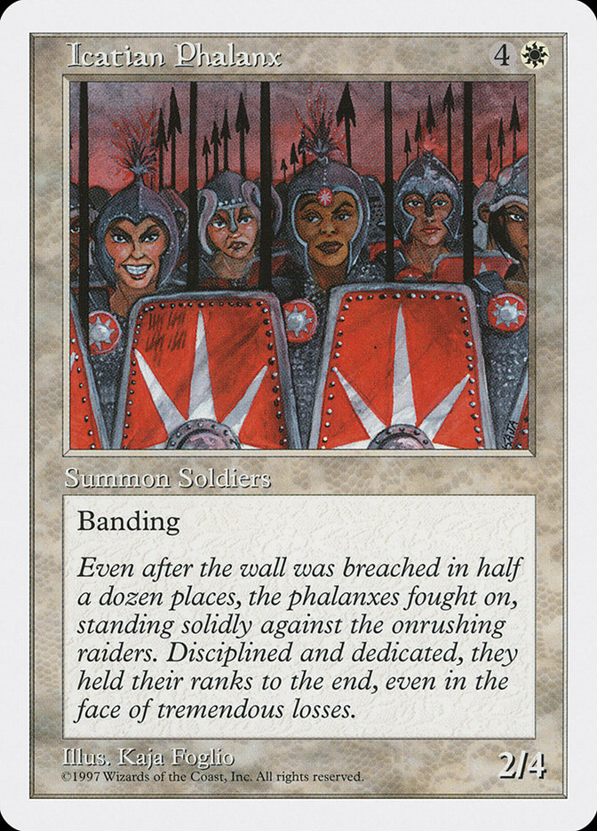 MTG: 5th Edition 036: Icatian Phalanx 