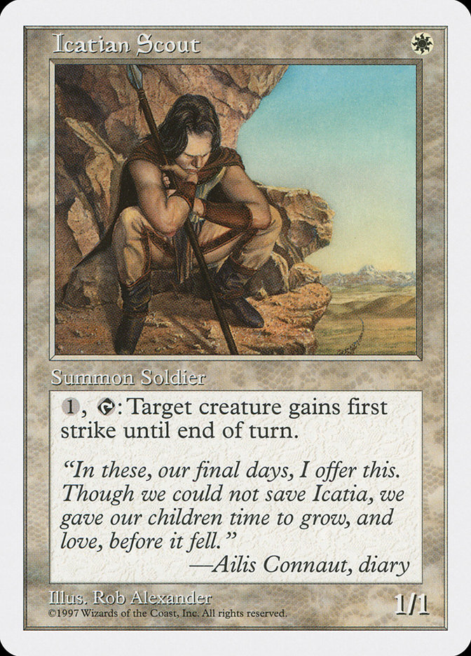 Magic: 5th Edition 037: Icatian Scout 