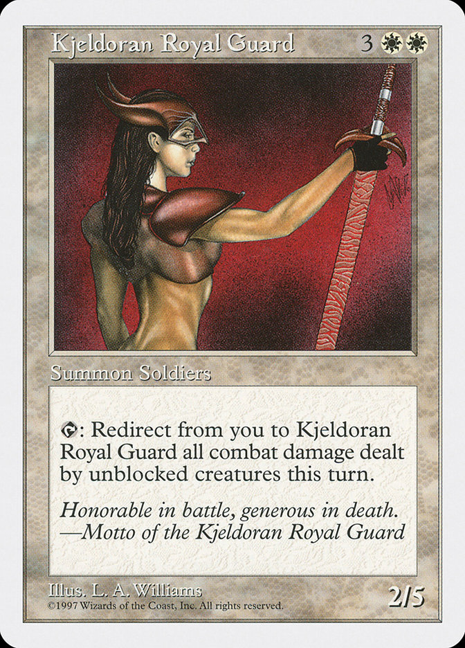 Magic: 5th Edition 044: Kjeldoran Royal Guard 