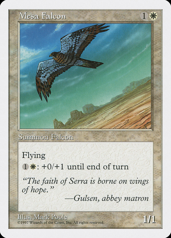 MTG: 5th Edition 046: Mesa Falcon 