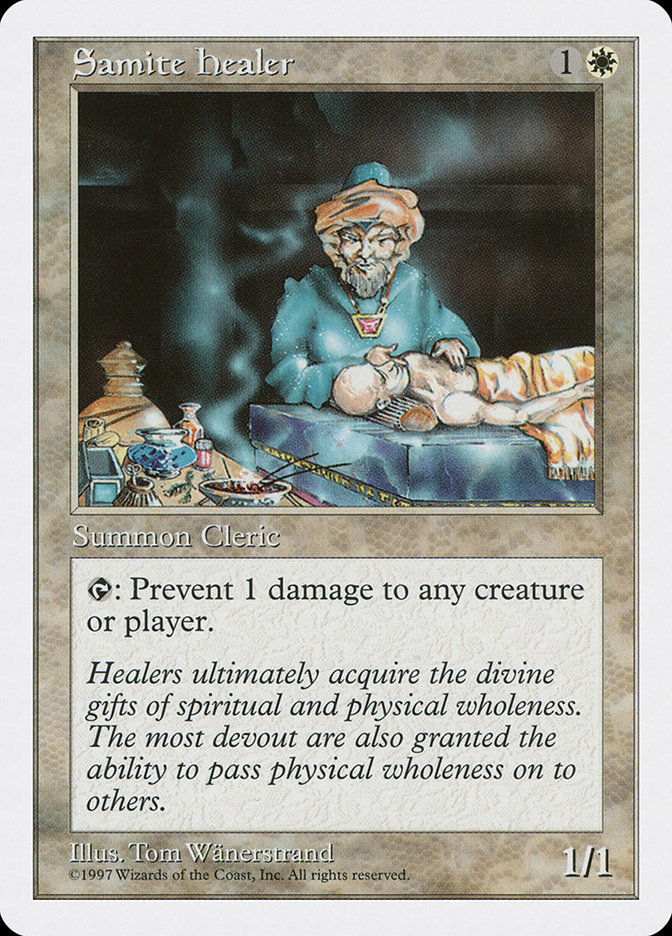 MTG: 5th Edition 058: Samite Healer 