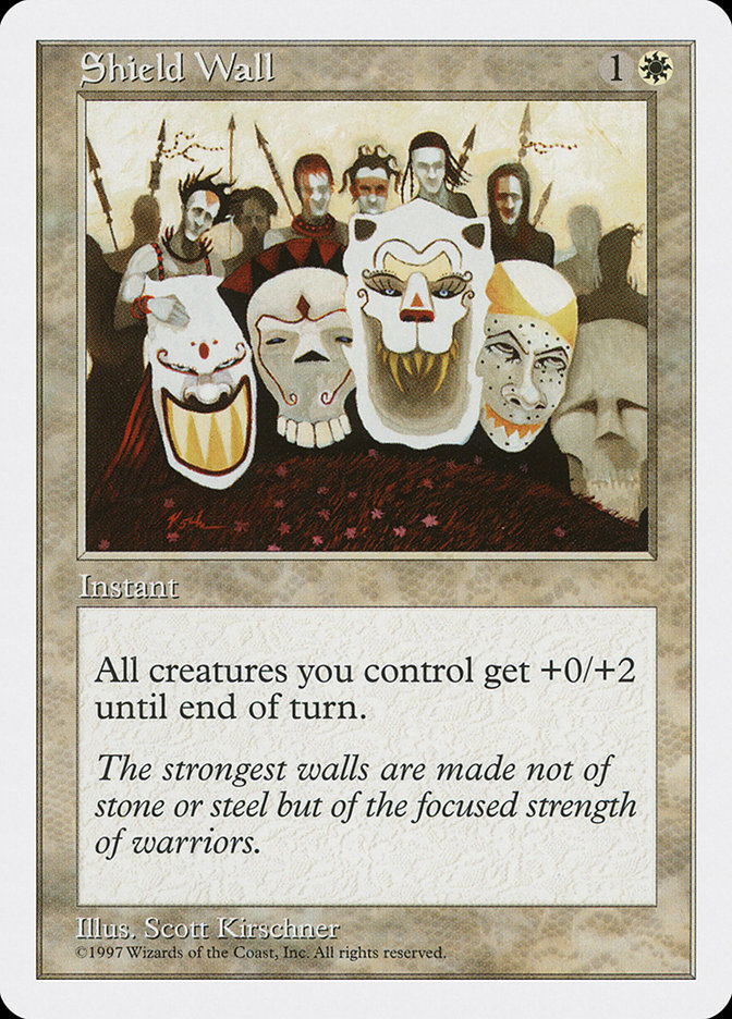 MTG: 5th Edition 063: Shield Wall 