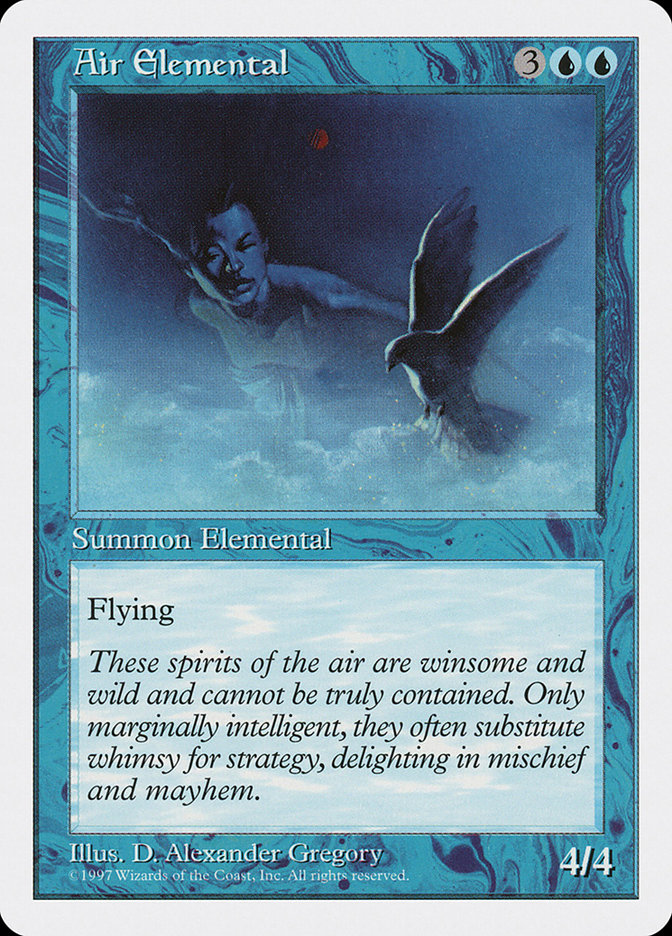 MTG: 5th Edition 071: Air Elemental 