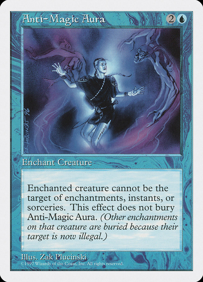 MTG: 5th Edition 072: Anti-Magic Aura 