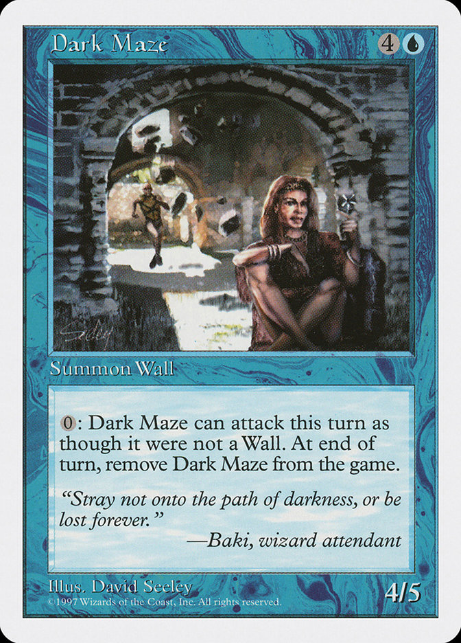 MTG: 5th Edition 080: Dark Maze 