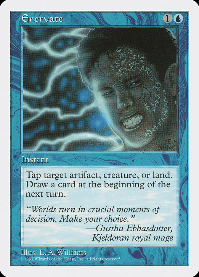 MTG: 5th Edition 084: Enervate 