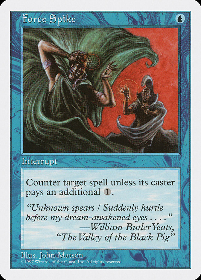 Magic: 5th Edition 088: Force Spike 