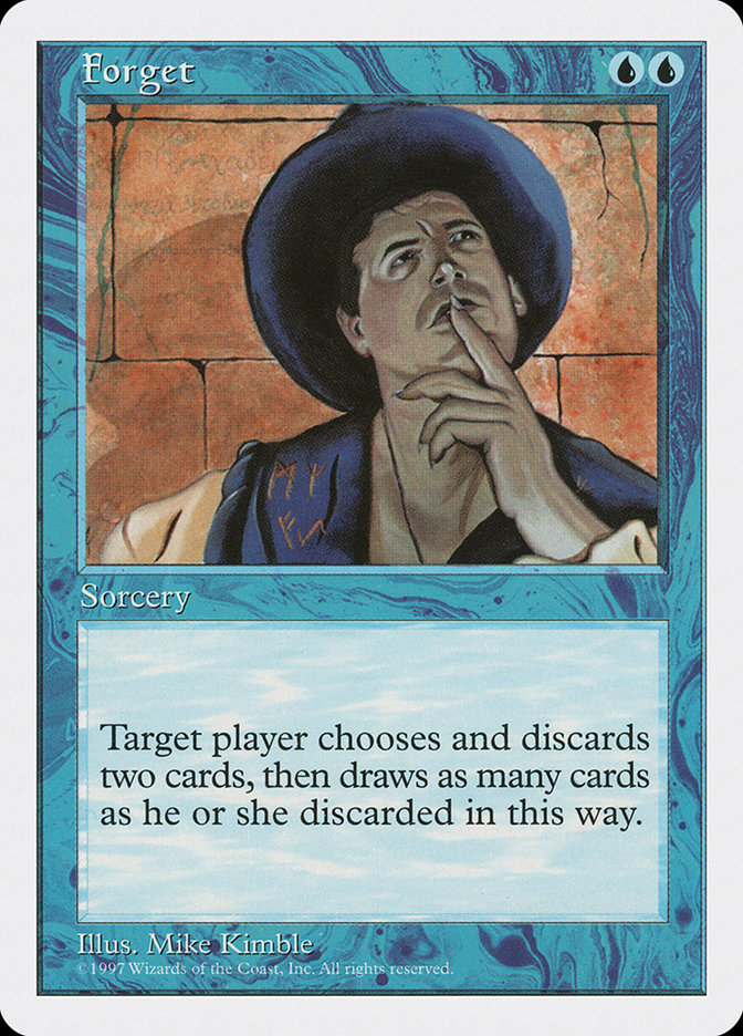 Magic: 5th Edition 089: Forget 