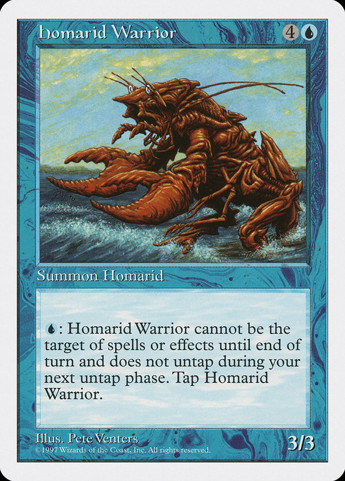 Magic: 5th Edition 092: Homarid Warrior 
