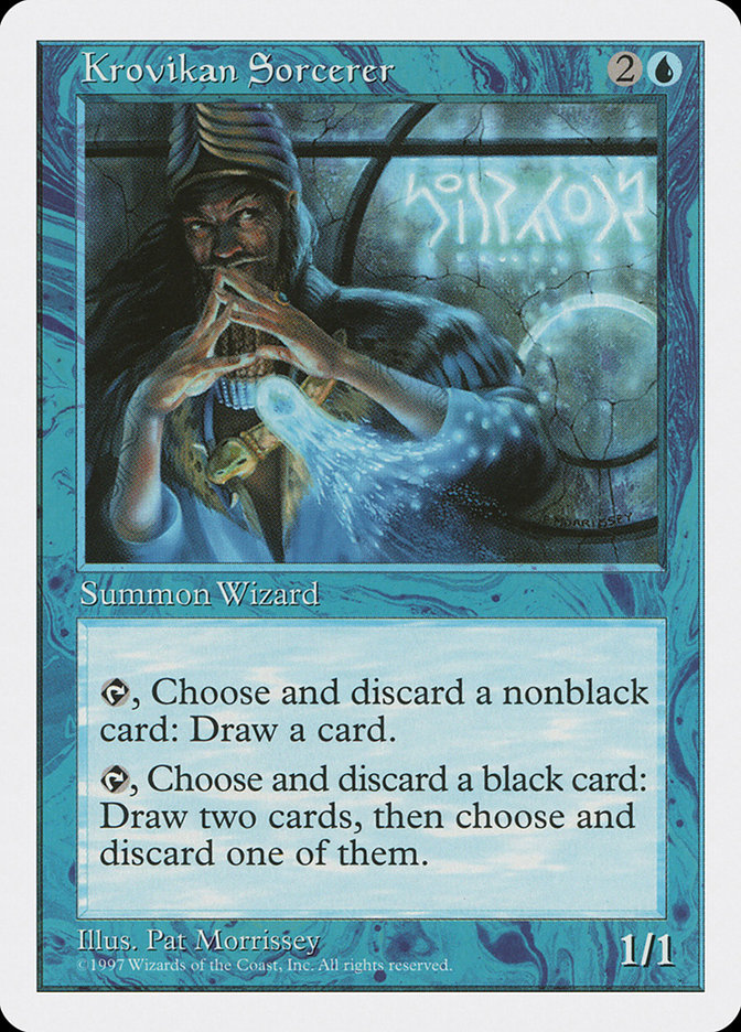 MTG: 5th Edition 096: Krovikan Sorcerer 