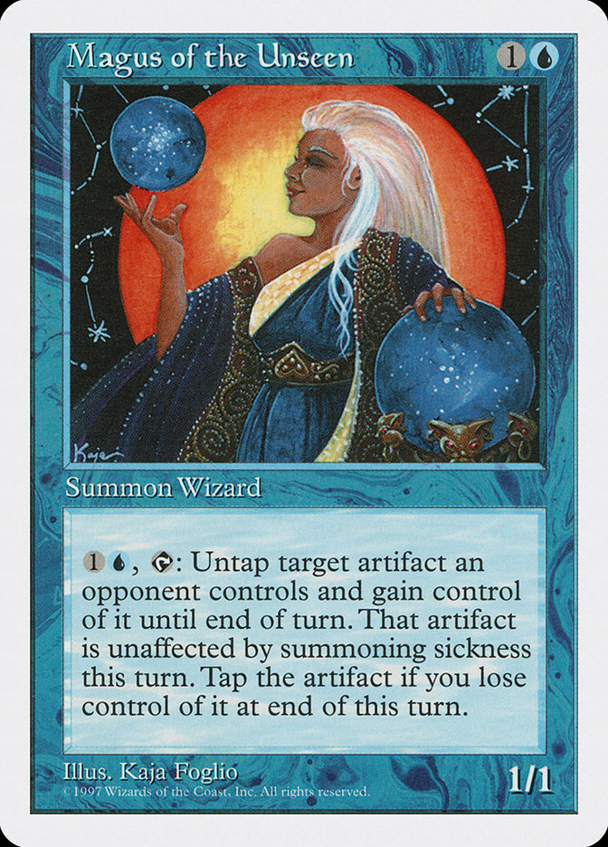 MTG: 5th Edition 102: Magus of the Unseen  