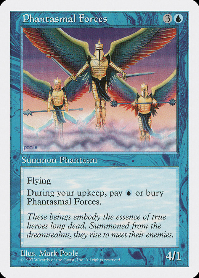 MTG: 5th Edition 106: Phantasmal Forces 
