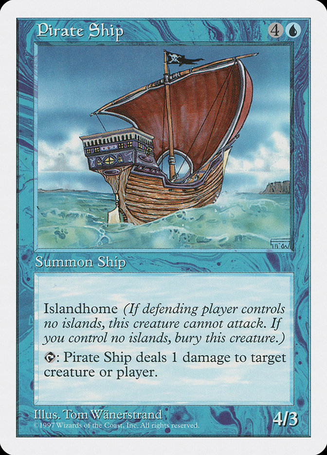 Magic: 5th Edition 109: Pirate Ship  
