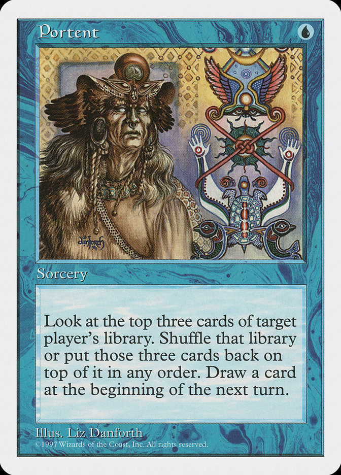 MTG: 5th Edition 110: Portent  
