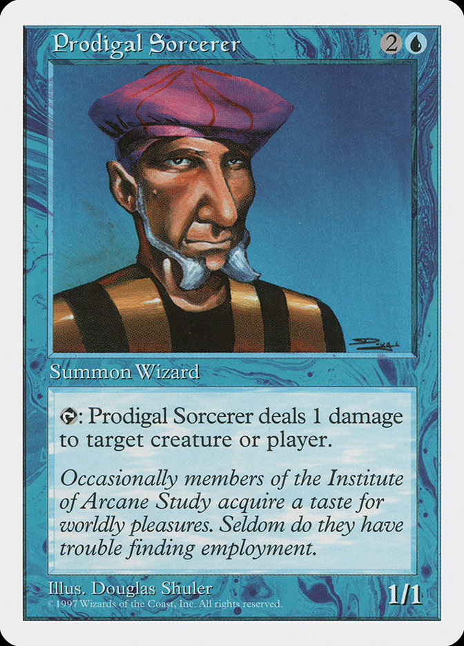 MTG: 5th Edition 112: Prodigal Sorcerer 