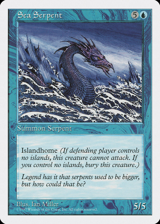 Magic: 5th Edition 118: Sea Serpent 
